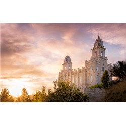 Manti Utah Temple No-Flip Recommend Holder